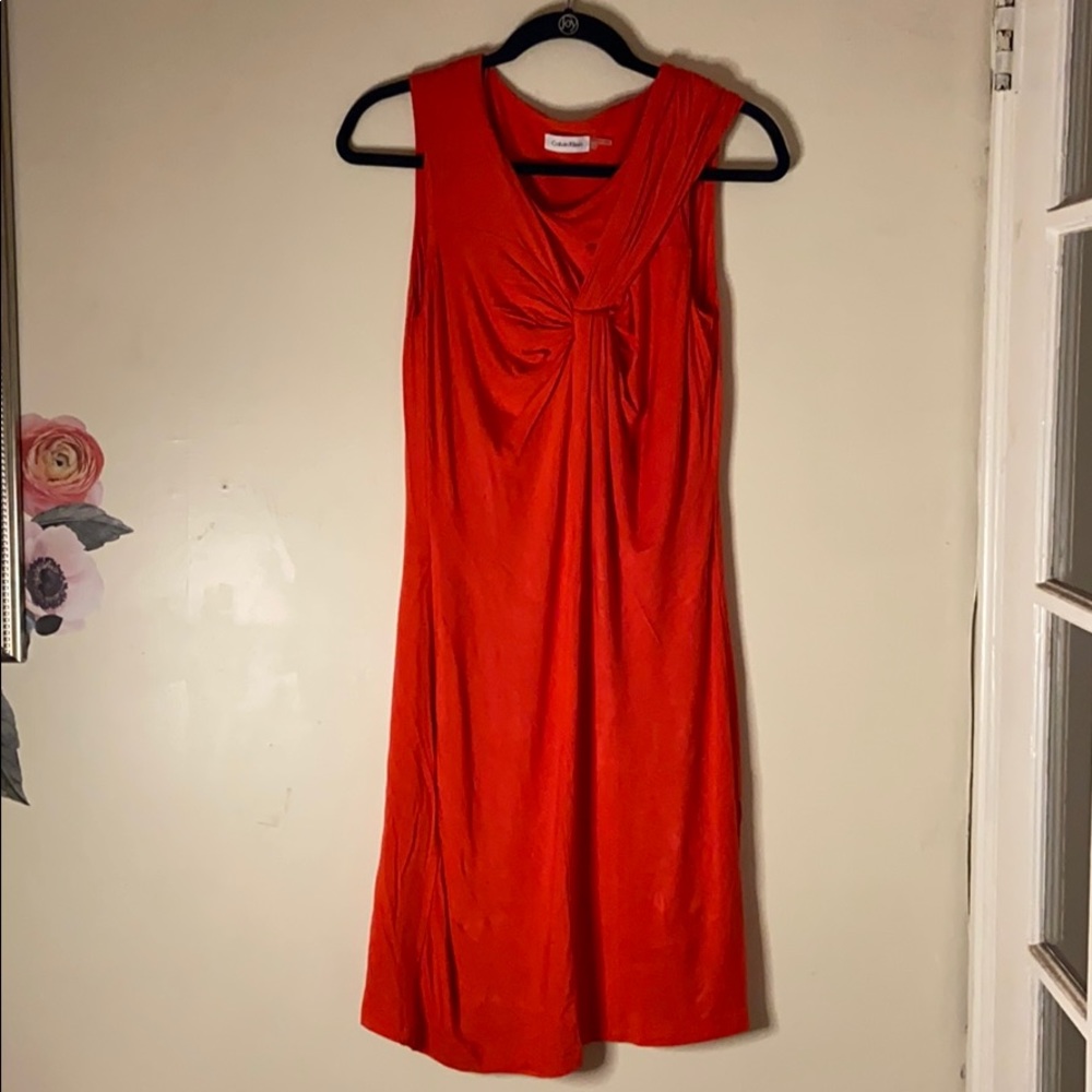 Calvin Klein Cherry Red dress